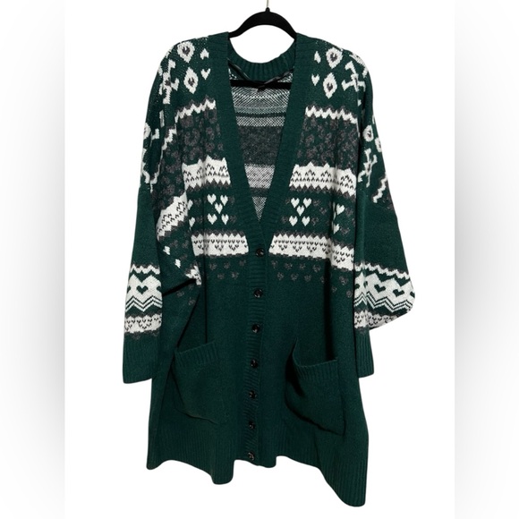 Torrid Vegan Cashmere Boyfriend Cardigan Sweater NWOT - Picture 4 of 6